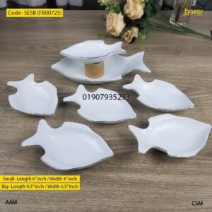 Fish style ceramic finni bati 7 pcs set(FB00725KE)