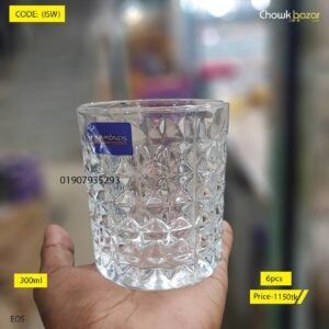 6 pcs Glass Mug (ISW)