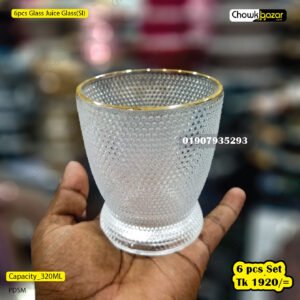 6pcs Glass Juice Glass(SI)