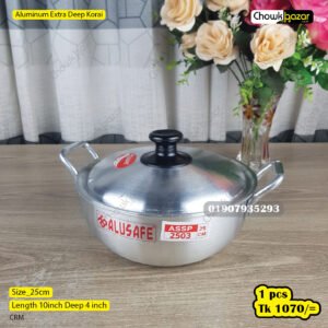 Aluminum Extra Deep Korai 25cm