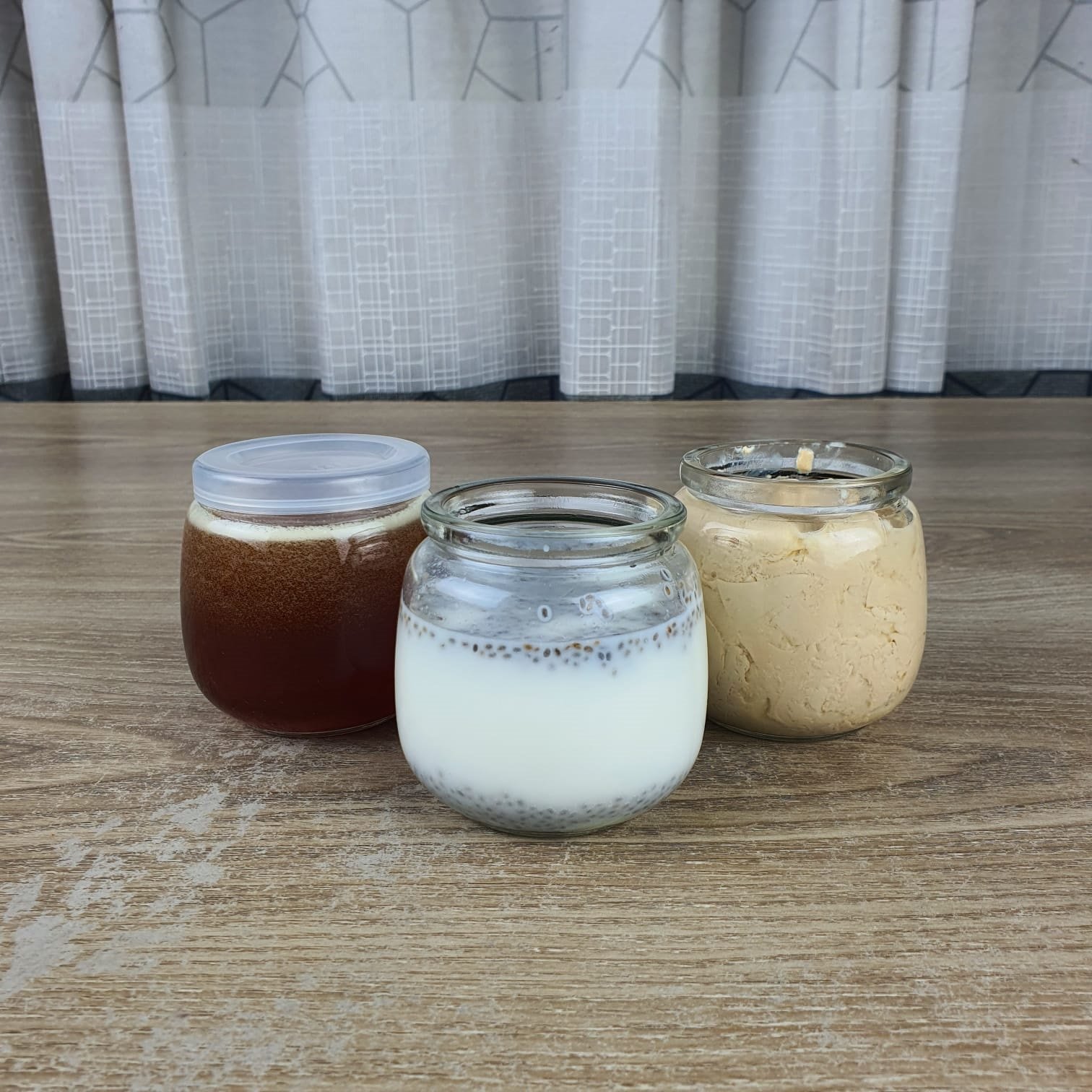 Glass Pudding Jar Capacity 200ML Hight 3x3 Inch 180TK 450TK Sell