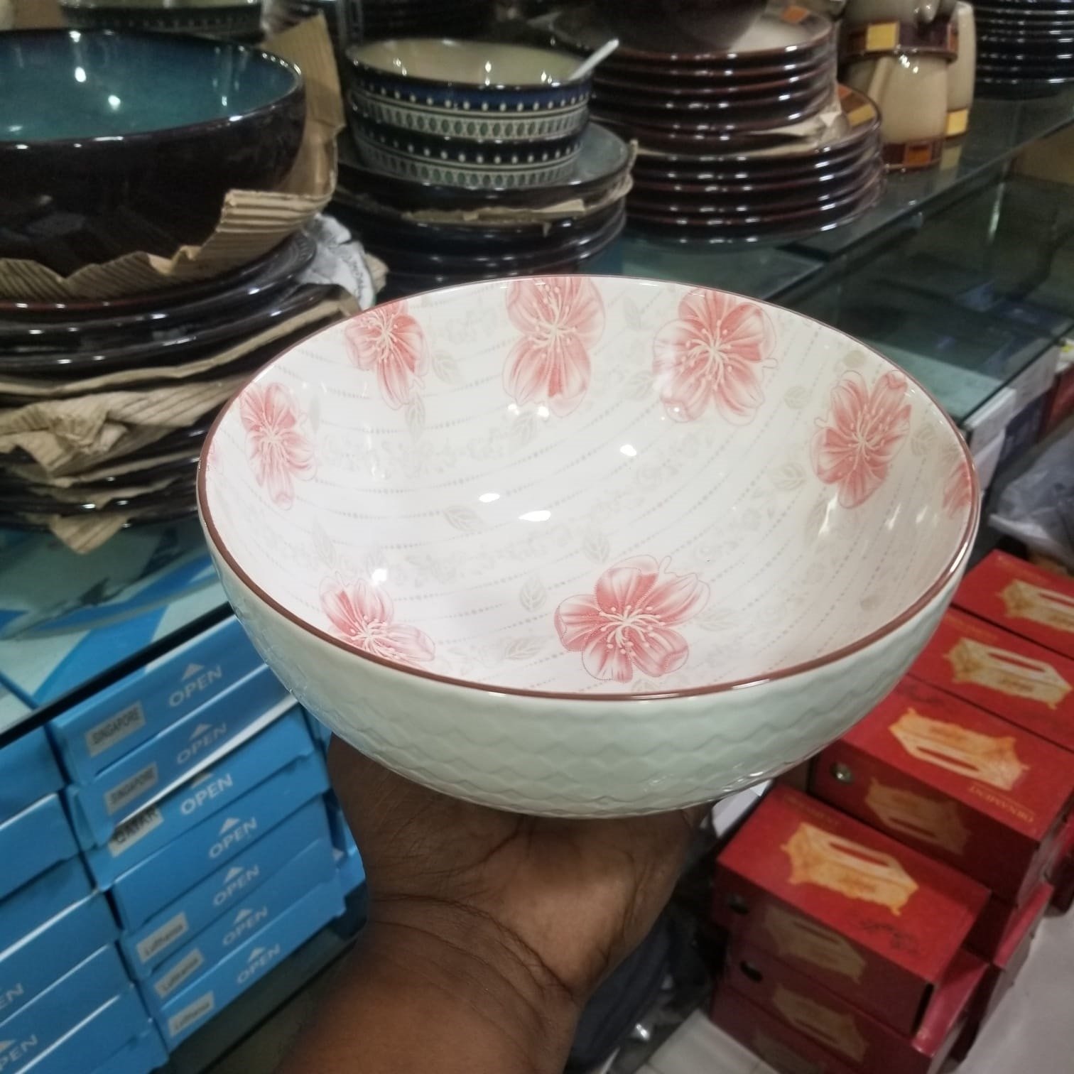 1 Pcs Cerramic Bowwl Baati 8 Inch 400tk