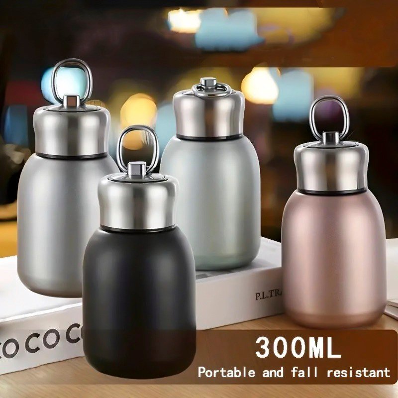 300ML Stainless Steel Mini Vacuum Flasks 560TK E