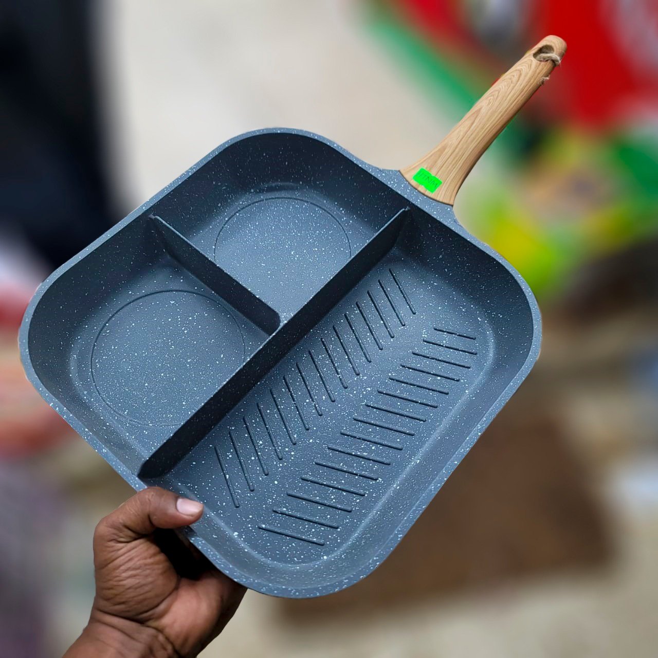 28cm Nonstick Divided Grill Pan 1650TK