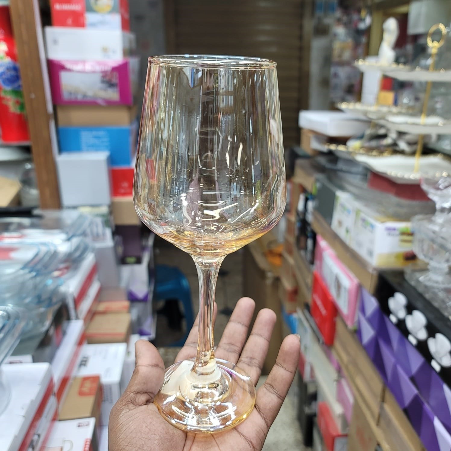 6 Pcs Golden Juice Glass Set 2200TK