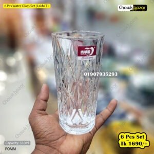 6 Pcs Water Glass Set (Lakhi T)