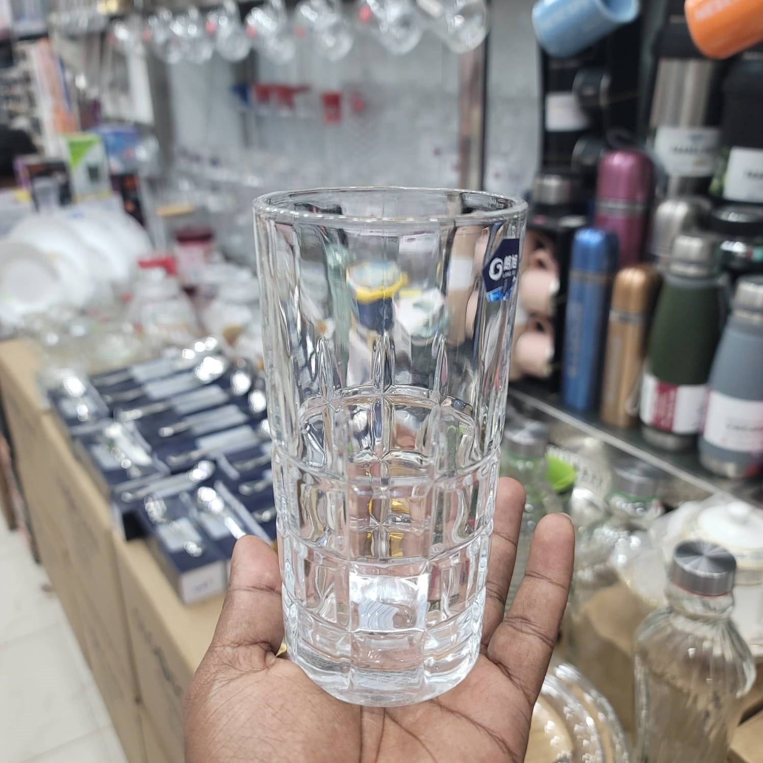 6 Pcs Water Glass Set (Lakhi T ) 350ML 1200TK 1
