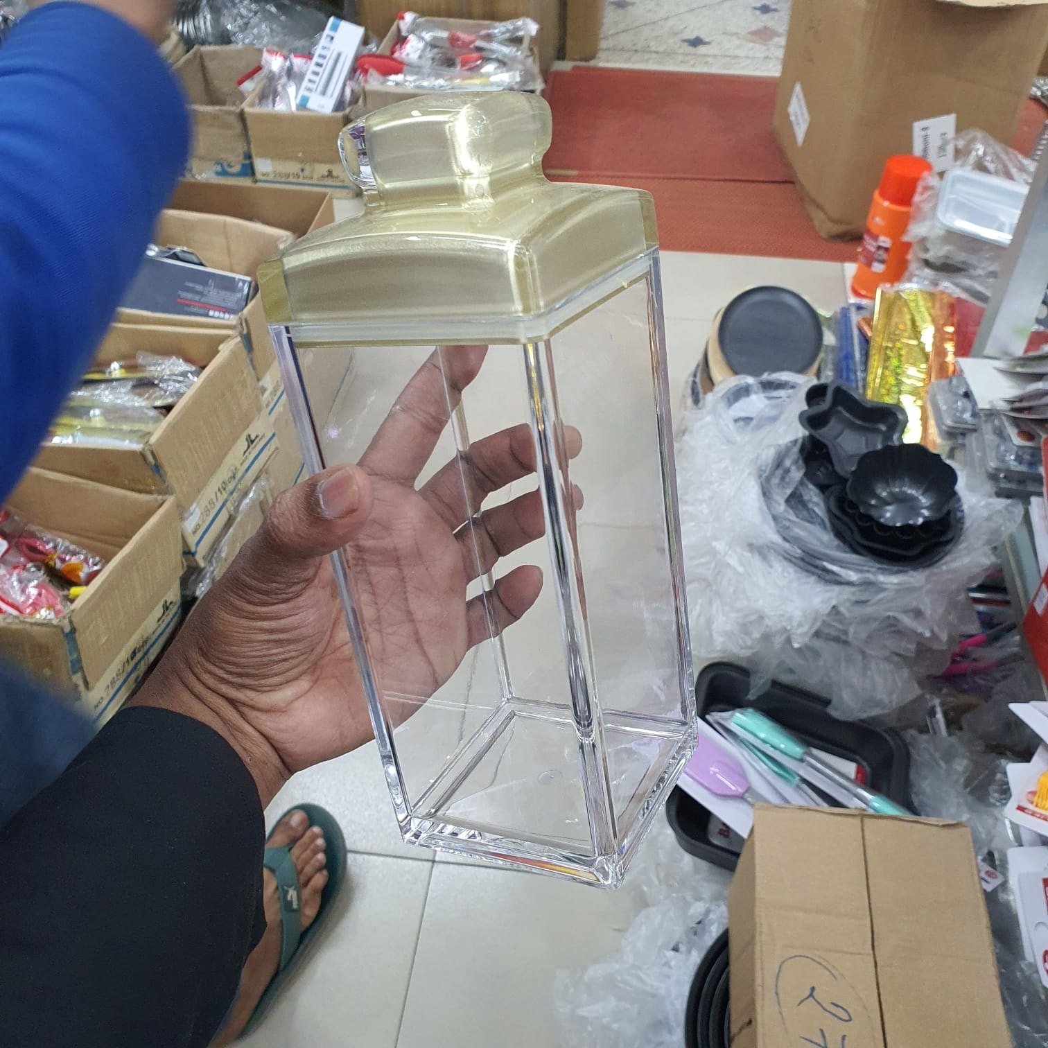 900ML Food Grade Acrylic Jar 550TK