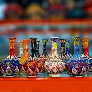 Turkey Flowers Vase