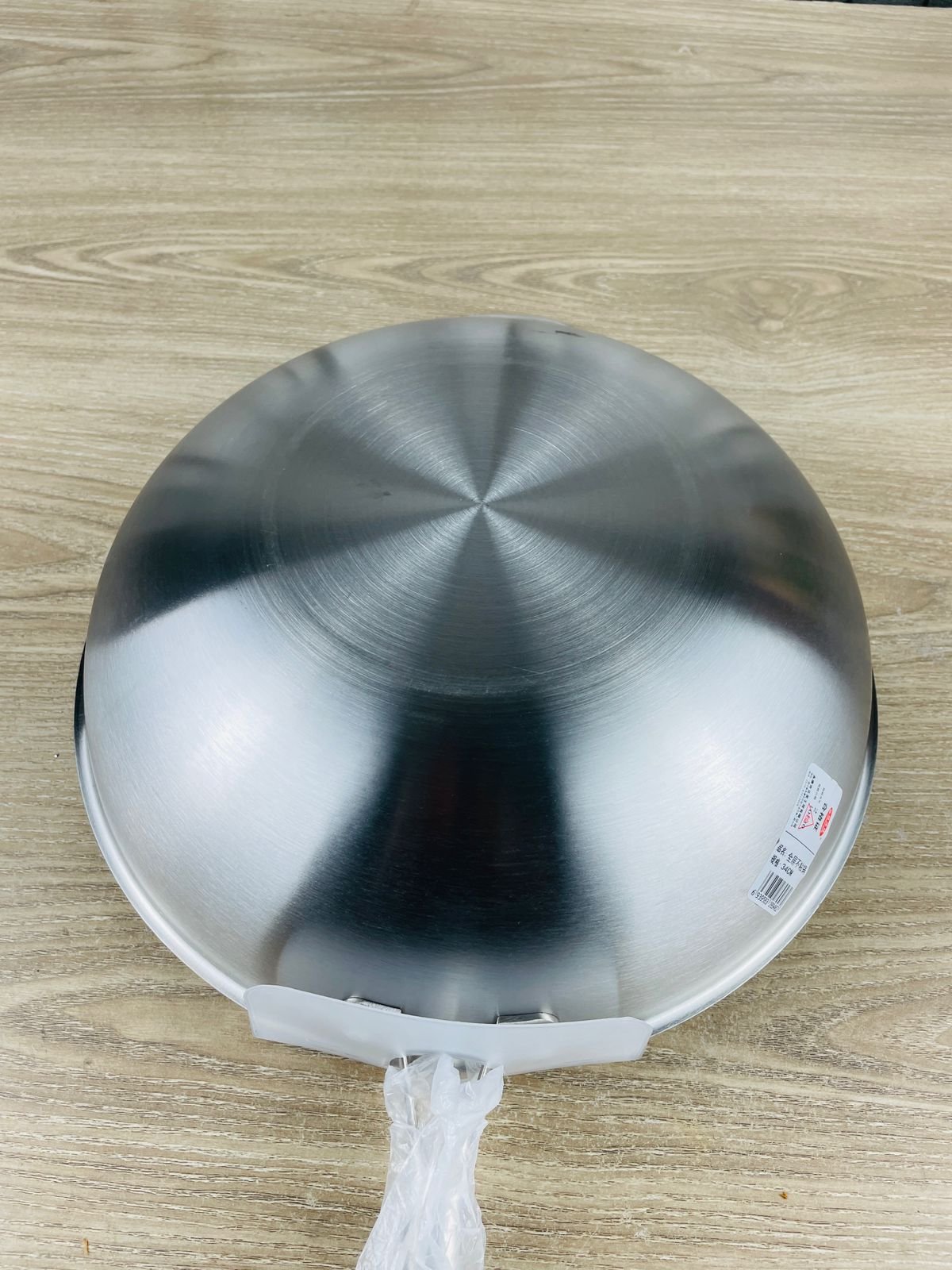 34cm One Handle Stainless Steel Wokpan Deep 3.5 Inch 1750tk 2490tk Bacck