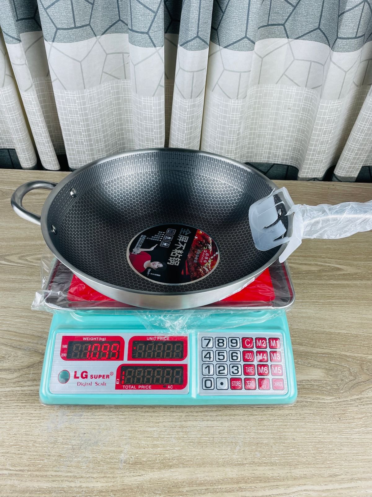 34cm One Handle Stainless Steel Wokpan Deep 3.5 Inch 1750tk 2490tk Ssizze