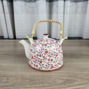 Ceramics Tea Pot (Orange)