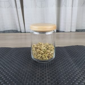 Ocean Pop Jar With Wooden lid (B02523)