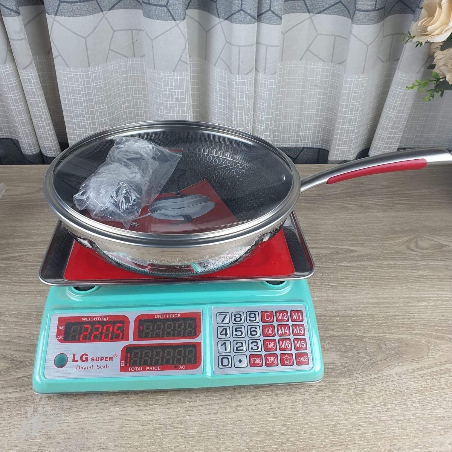 Stainless Steel Honeycomb Wookpan 32cm 2400tk 34cm 2500tk 32cm