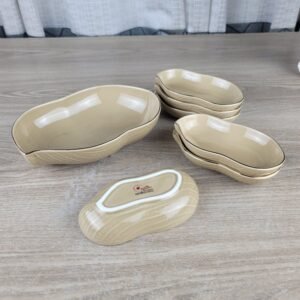 7 Pcs Ceramic Dessert Bati Set