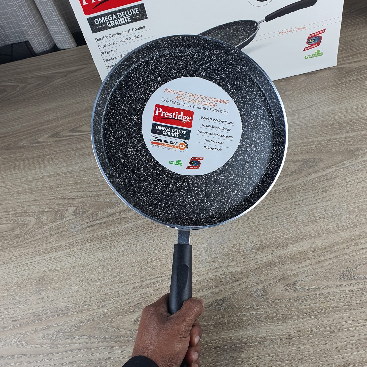 Prestiege Food Grade Marble Coating Tawa 26cm 10.5 Inch 28cm 11 Inc 780tk 830tk Fency 1
