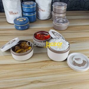 3Pcs Stainless steel Lunch box with bag