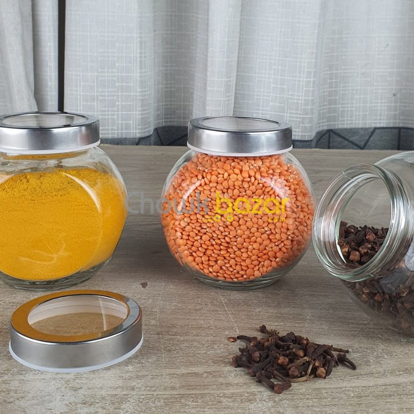 3 Pcs Airtight Glass Jar 00478 (2)