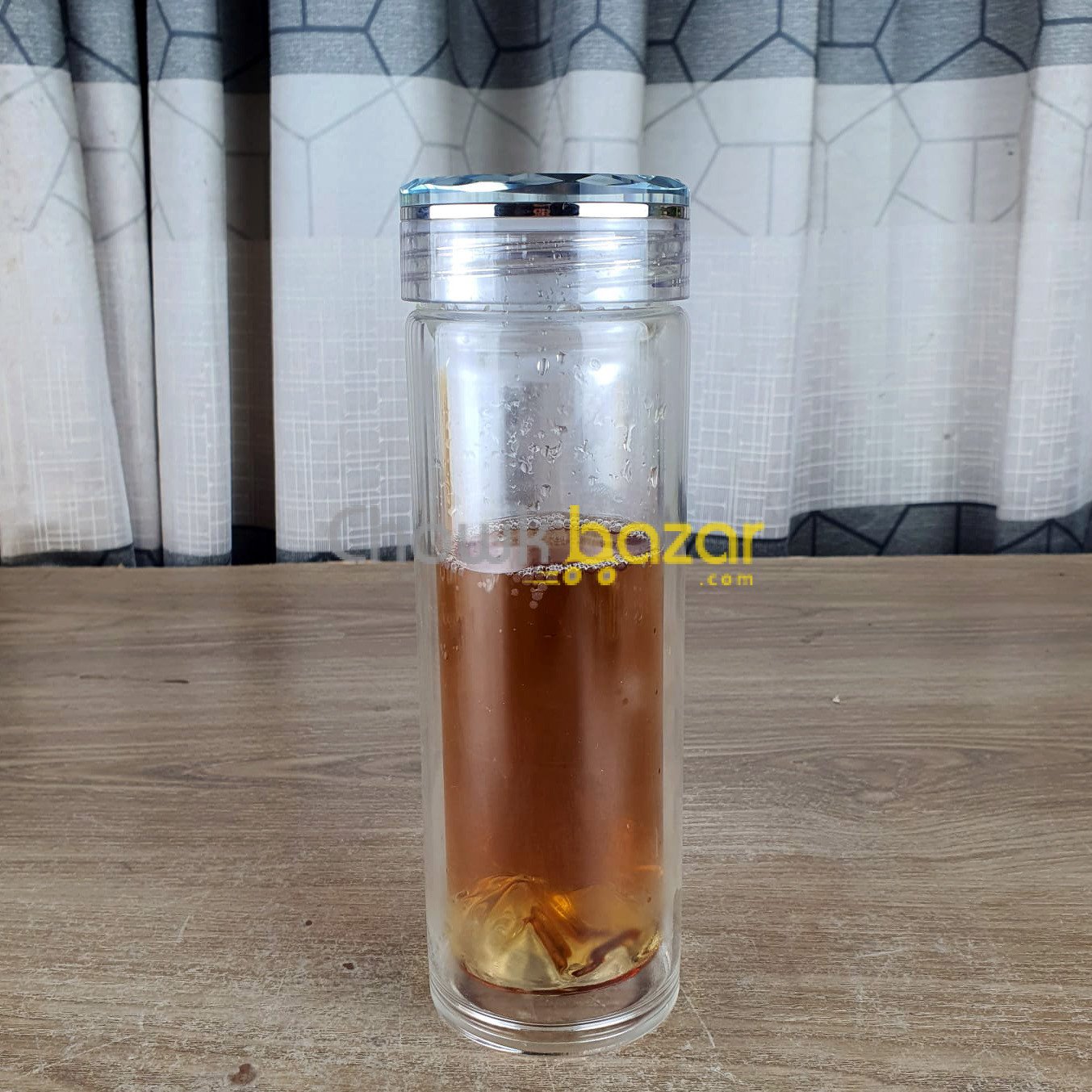 Borosilicate Flask with Mirror Lid 00533