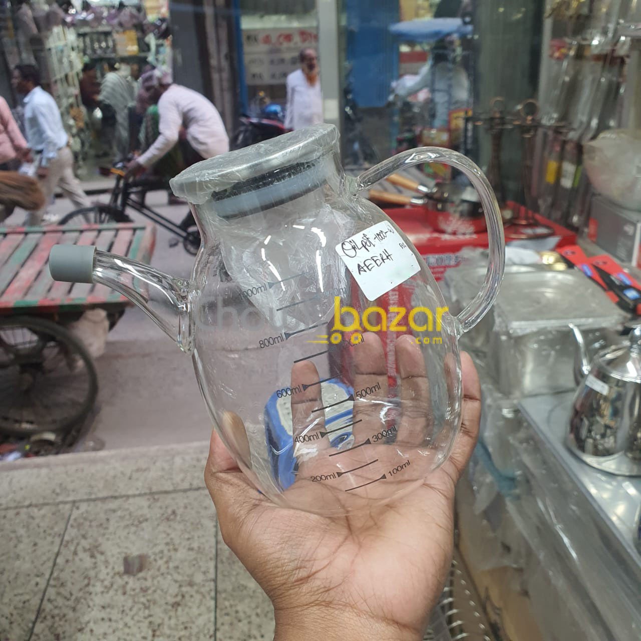 1000ml Round Shape Oilpot with Steel Lid - AH 00715 (4)