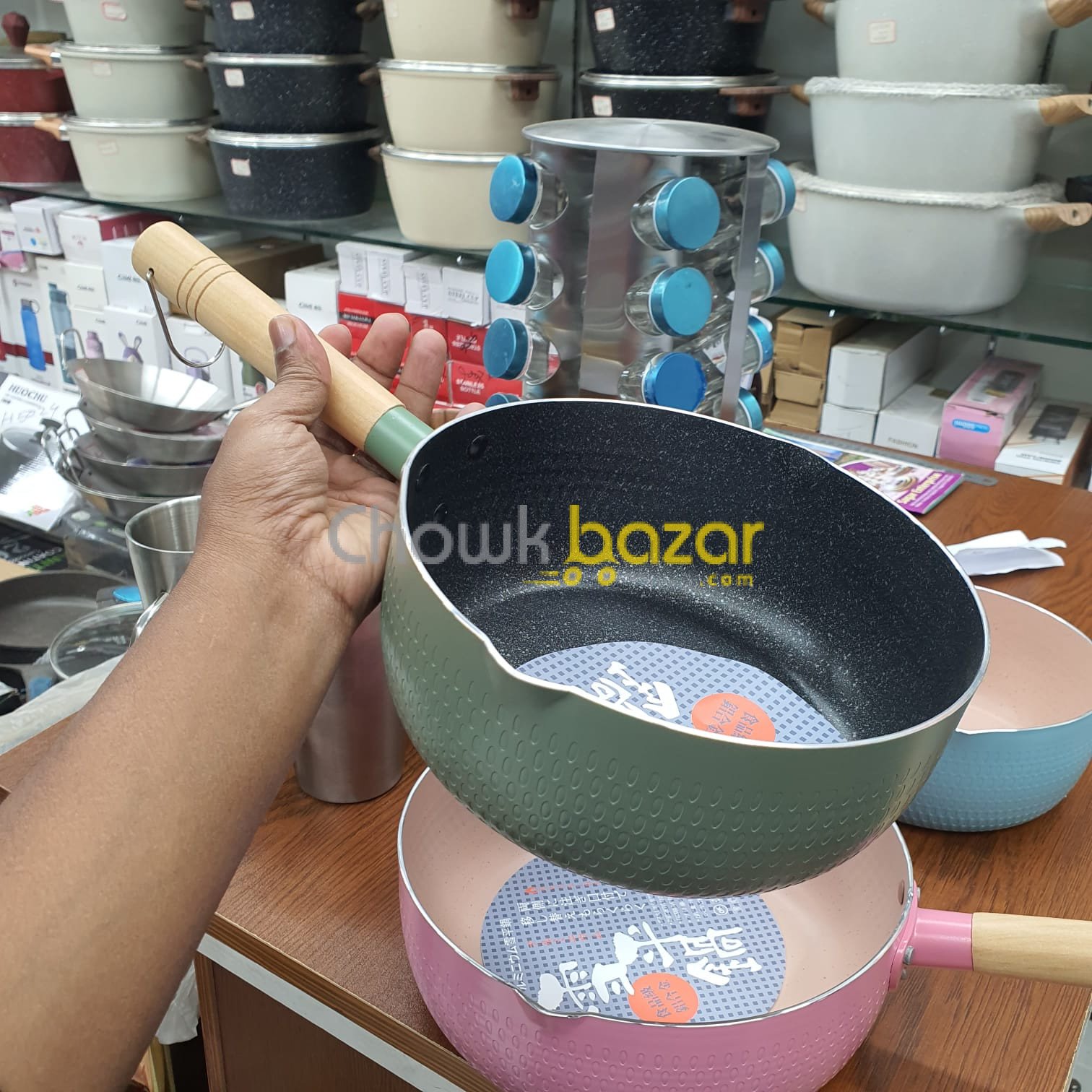 Marble Coating Nonestick Milkpen 00784 (3)