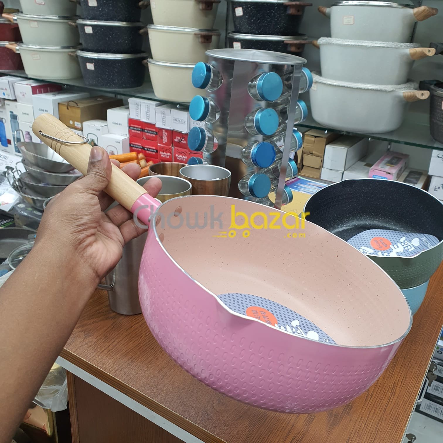 Marble Coating Nonestick Milkpen 00784 (6)